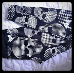 CVG Skull Print Workout Leggings